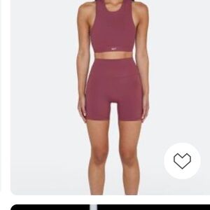 Set active Athletic 2 piece Crop Top and Shorts Set